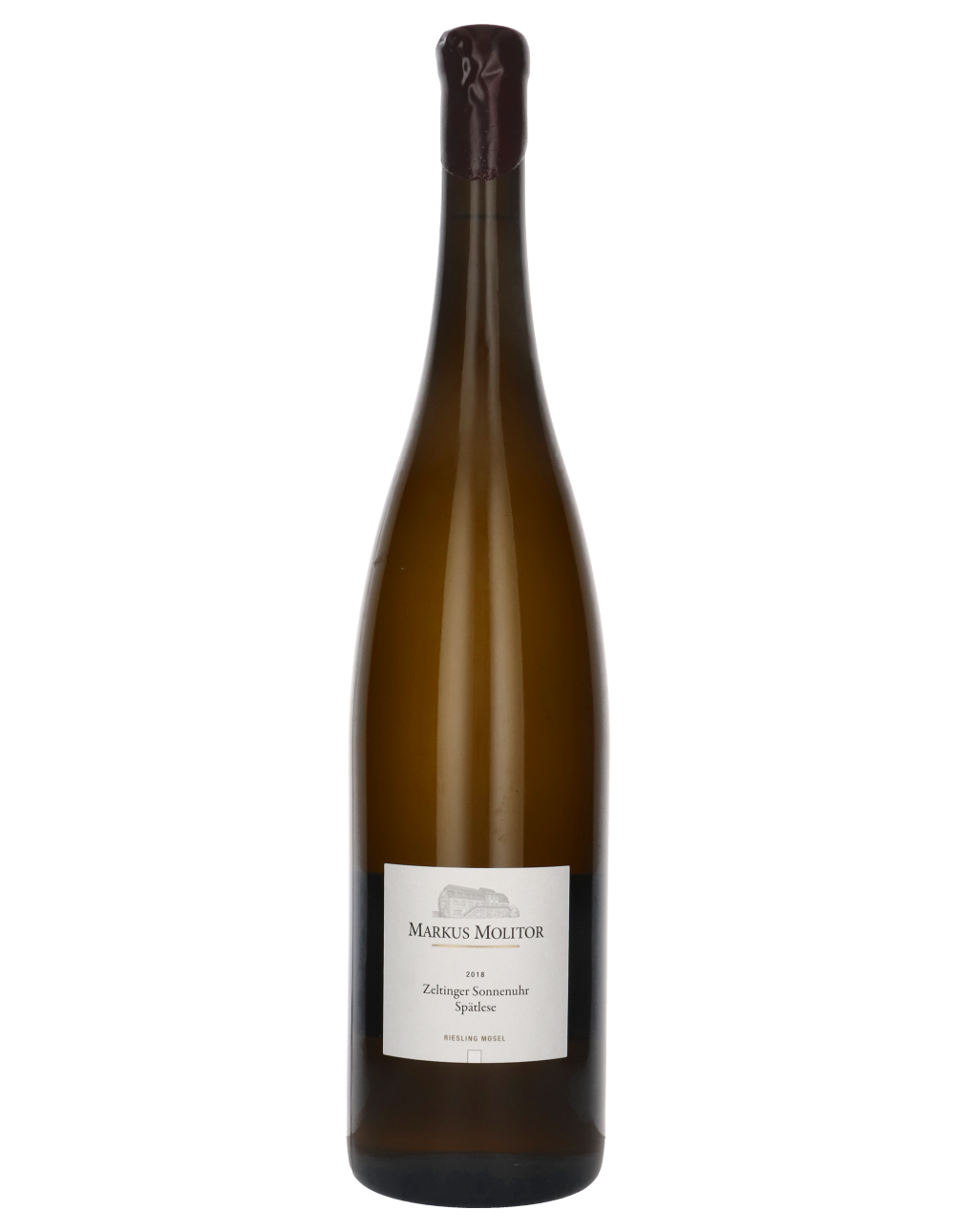 Zeltinger Sonnenuhr Riesling Spätlese Weiße Kapsel Doppelmagnum