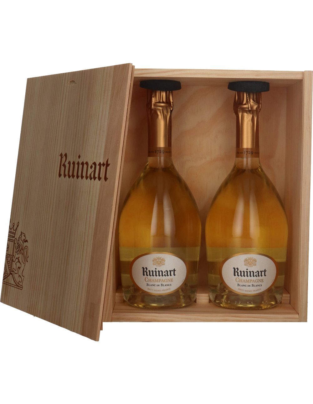 2er Holzkiste Ruinart Blanc de Blancs