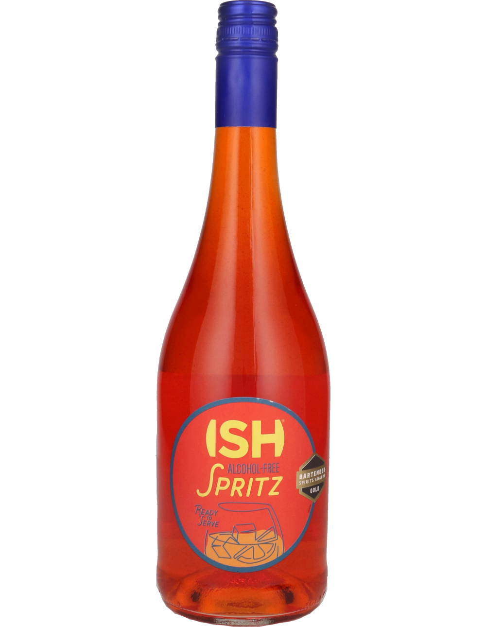 ISH Spritz alkoholfrei
Kohlensäurehaltiges Mischgetränk
enthält weniger als 0,5% Alkohol