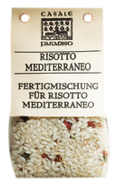 Risotto al pomodoro mit getrockneten Tomaten