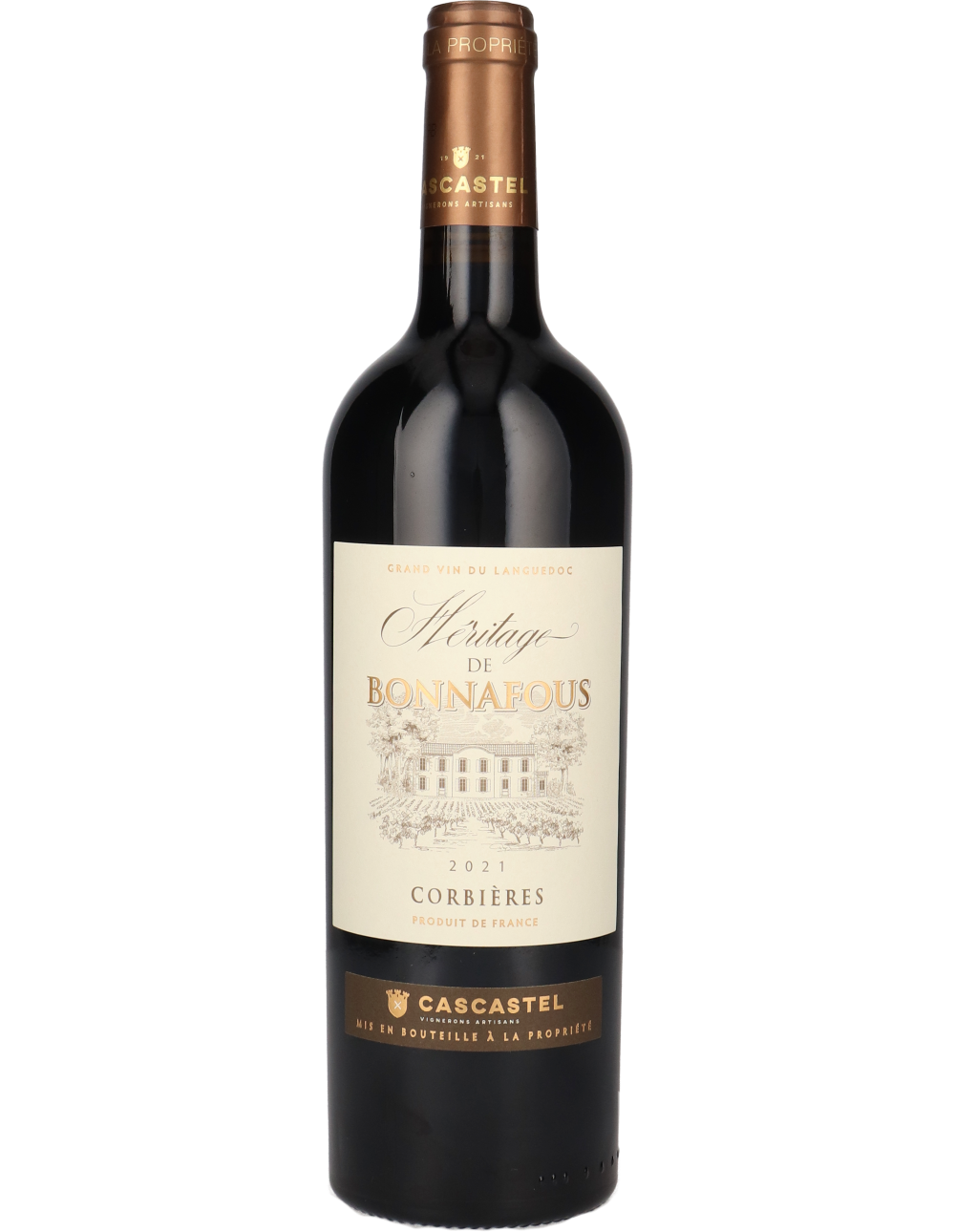 2021 Héritage de Bonnafous rouge Les Maîtres Vignerons de Cascastel