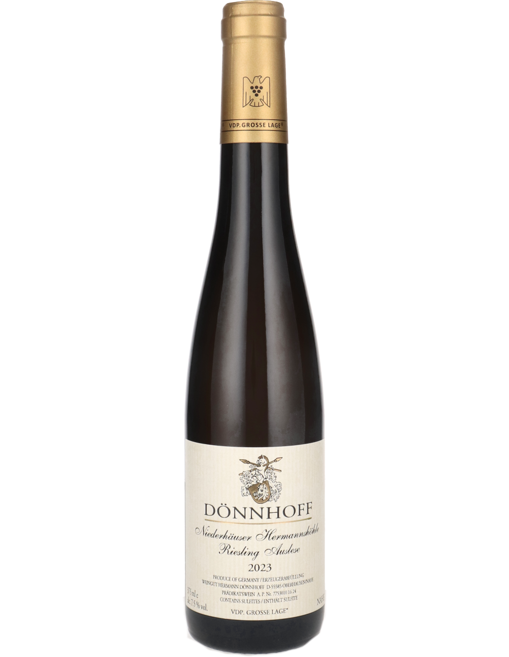 Niederhäuser Hermannshöhle Riesling Auslese Goldkapsel