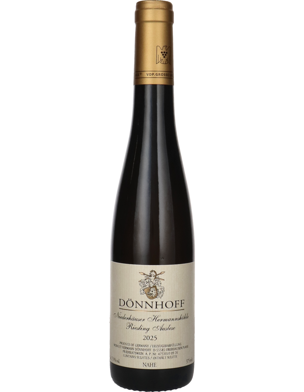 Niederhäuser Hermannshöhle Riesling Auslese Goldkapsel