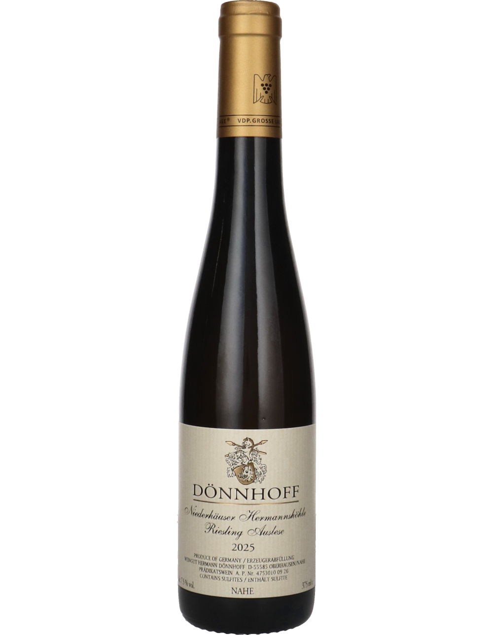 Niederhäuser Hermannshöhle Riesling Auslese Goldkapsel