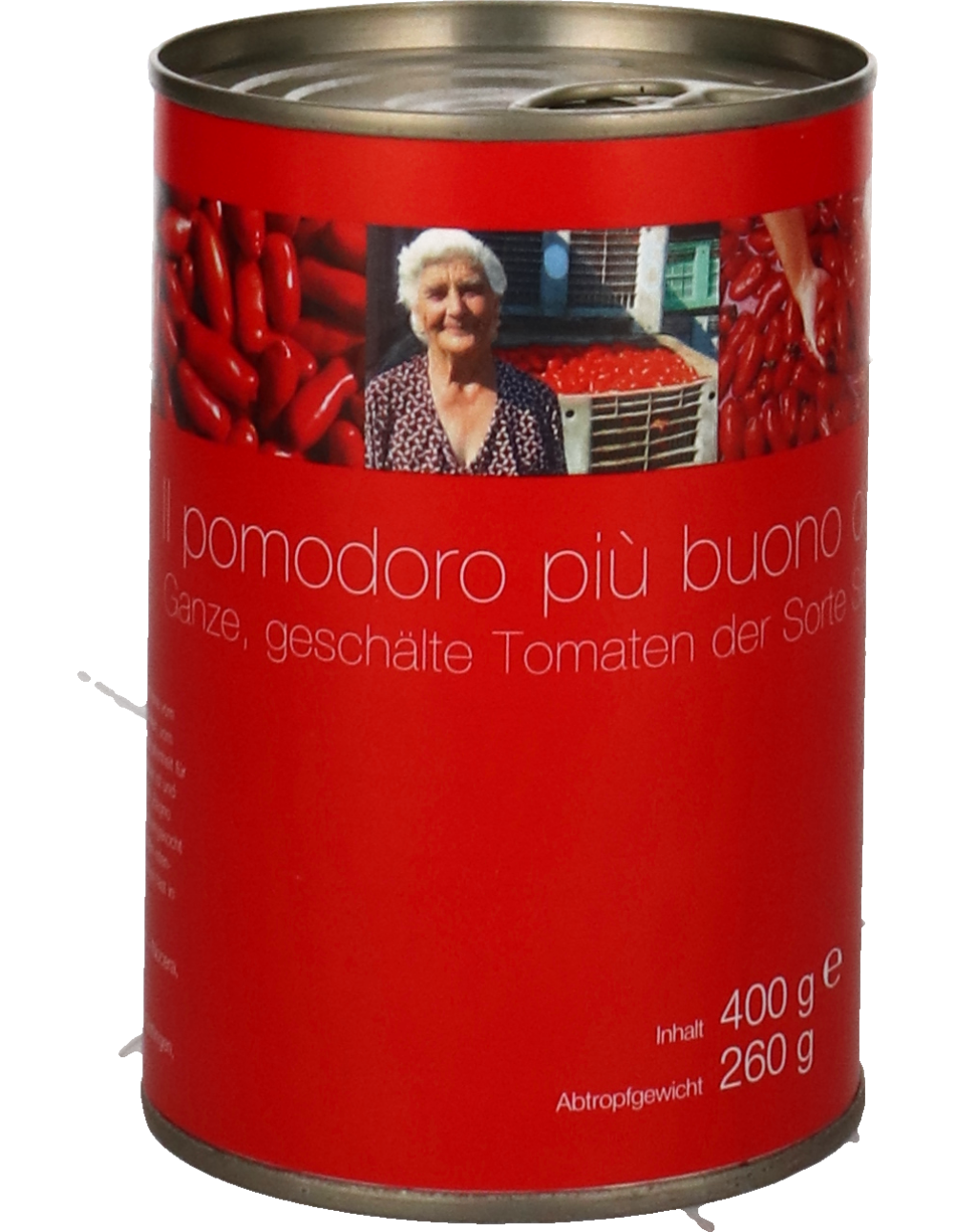 San Marzano Tomaten, ganz & geschält