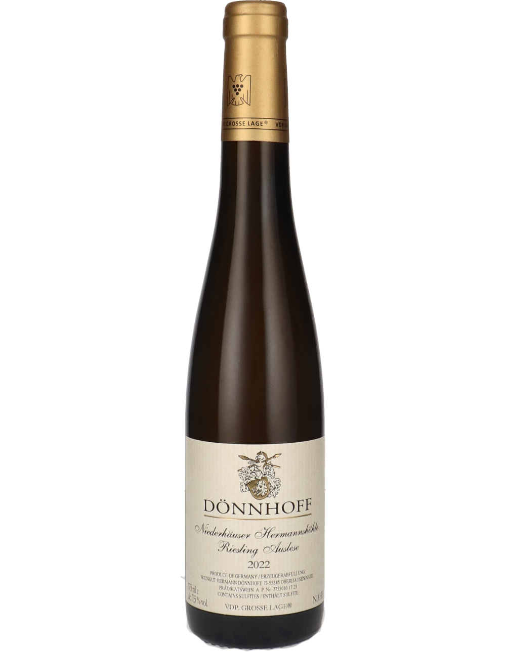 Niederhäuser Hermannshöhle Riesling Auslese Goldkapsel