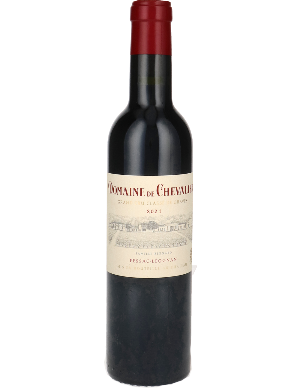 Domaine de Chevalier rouge Halbe Flasche