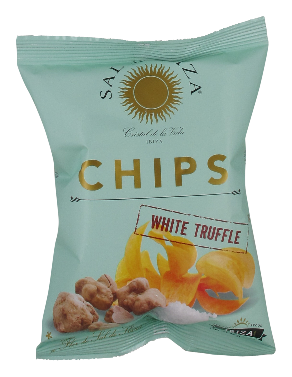 Kartoffelchips mit weißen Trüffeln, Sal de Ibiza