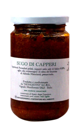 Sugo di Capperi (Tomaten, Kapern, Petersi., Knoblauch)
