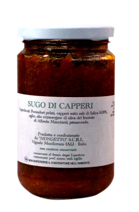 Sugo di Capperi (Tomaten, Kapern, Petersi., Knoblauch)