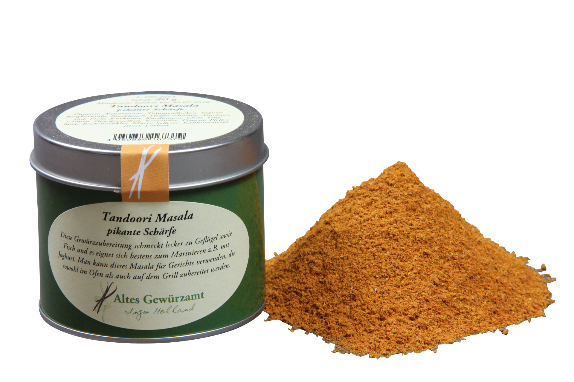 Tandoori Masala, pikante Schärfe Gewürzmischung